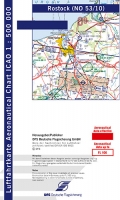 ICAO-Motorflugkarte Rostock 2023 Papier