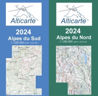 Set Segelflugkarten Südfrankreich und franz. Nordalpen 2024