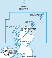 Rogersdata VFR Karte Great Britain North  500k 2023