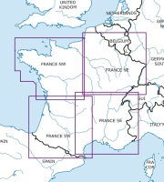 Rogersdata VFR Karte Frankreich Nord Ost 500k 2023