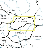 Rogersdata VFR Karte Slowakei  500k 2023