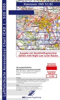 ICAO-Karte Hannover 2023 mit Nachttiefflugstrecken