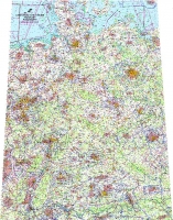 ICAO-Wandkarte 1:500 000 Deutschland Nord, Ausgabe 2024