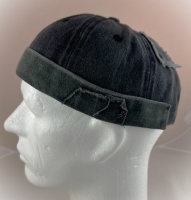 Docker-Hat dark grey used look