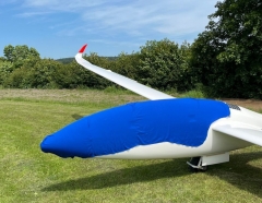 Haubenbezug Staubschutz Blau Doppelsitzer Haubenbezug Staubschutz Blau Doppelsitzer