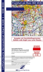 ICAO-Karte Frankfurt 2026 mit Nachttiefflugstrecken