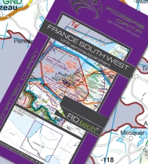 Rogersdata VFR Karte Frankreich Süd Ost 500k 2026