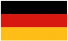 Deutschlandflagge GOLD