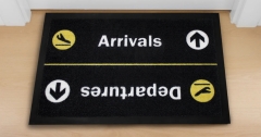 Fußmatte Arrivals Departures