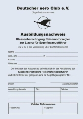 Ausbildungsnachweis Reisemotorsegler (TMG)