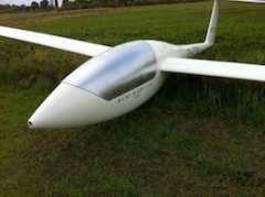 Elastic canopy cover glider